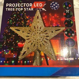 Projector LED Christmas tree top STAR